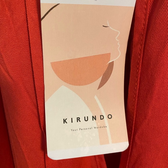 Kirundo Rough Hem Dark Pink Sleeveless Tunic - Picture 6 of 8